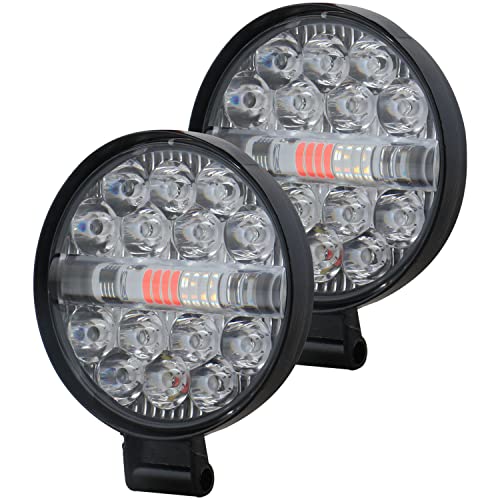 Allextreme 58W 22 LED Fog Light With Mounting Brackets Powerful Lighting Power Ultra Bright Bulb