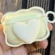 Tiwkka 3D Cute Heart Earphone Cartoon Pouch Case Cover Fashion Headphones Cases for Airpods Pro 2nd