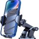 Car Phone Holder Mount, [Military-Grade Suction & Super Sturdy Base] Universal Phone Mount for Car