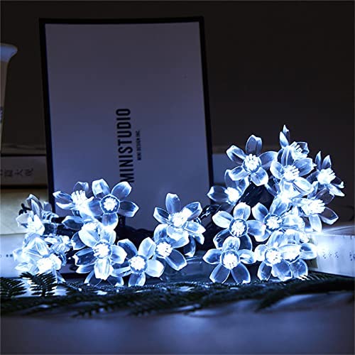 REFULGIX Silicone Flower 42 LED, 12 Meter Fairy String Lights, Series Lights for Festival Home