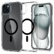 Spigen Ultra Hybrid Magfit Back Cover Case Compatible with iPhone 15 Plus (TPU + Poly Carbonate |