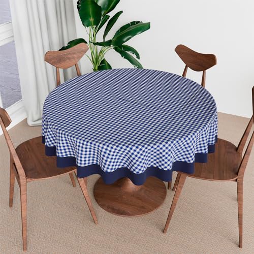 Kuber Industries Round Table Cover | Cotton Table Cloth for Round Tables | 4 Seater Round Table