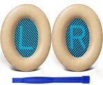SoloWIT Earpads Cushions for Bose Headphones, Replacement Ear Pads for Bose QuietComfort 15 QC15 QC2