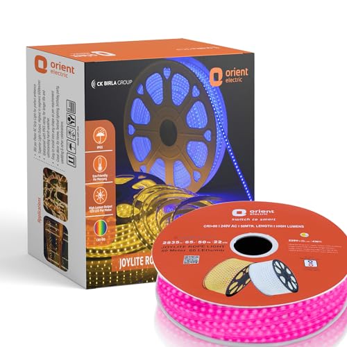 Orient Electric Plastic Joylite LED Rope Strip Light (Pink, Pack of 1)