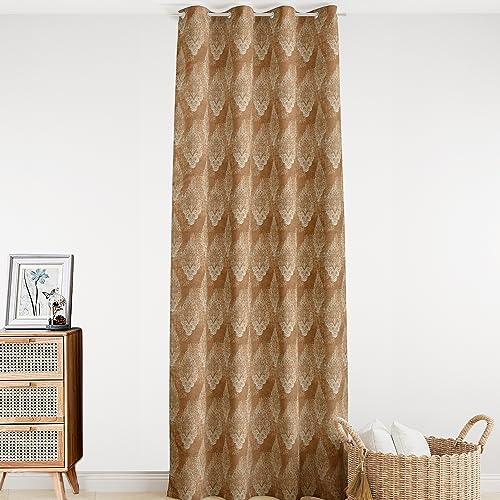 LINENWALAS Blackout Curtains 5 feet Thermal Insulated Light Blocking Curtains with Grommet Rings 1