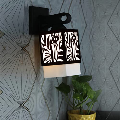 LKG Enterprises Wooden Wall Lamp, Illuminating Your Space with Elegance, Artisan Wall Lamp Fixture,