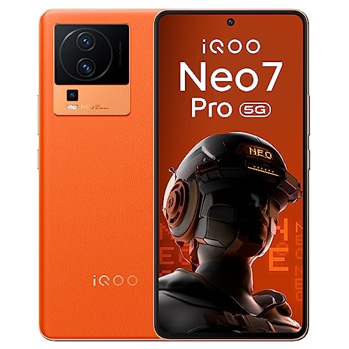 iQOO Neo 7 Pro 5G (Fearless Flame, 8Gb Ram, 128Gb Storage) | Snapdragon 8+ Gen 1 | Independent