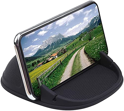 Hold Up Car Phone Holder, Car Phone Mount Silicone Car Pad Mat for Various Dashboards, Anti-Slip