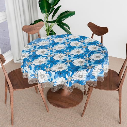 Kuber Industries Round Table Cover | Table Cloth for Round Tables | 4 Seater Round Table Cloth |