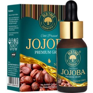 Old Tree Pure and Natural Jojoba Oil for Skin, Moisturizer, Hair and Nails Growth - Undiluted Cold