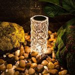 USM Crystal Lamp for Bedroom | Crystal Table Lamp with 16 Color Changing Light | Crystal Lamp for