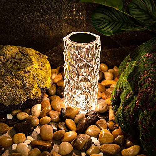 USM Crystal Lamp for Bedroom | Crystal Table Lamp with 16 Color Changing Light | Crystal Lamp for