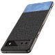 Kapa Soft Fabric & Leather Case for Google Pixel 6A Back Cover, Shockproof Hybrid Slim Hard Anti