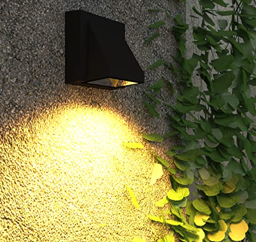 PESCA Wall Light IP65 5 Watts Outdoor One Step Wall Mounted Waterproof LED Wall Lights (Warm White)