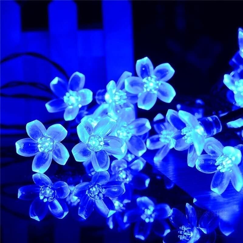 FANCYOUTLETS 40LED Cherry Blossom LED Flower String Lights with EU-Plug Fairy Light for Christmas