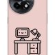 Goyanka Ecom Cute Desktop Back Cover for OnePlus 11R (Poly Carbonate | Black)