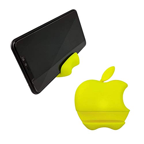 EEEZEEE (Set of 2) Apple Shape Desktop Stand Mobile Holder, Phone Stand Multi Angle Adjustable Fold