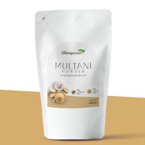 Glamycose Multani Mitti Powder (450 Grams) | multani mitti powder for face pack |Suitable for man &