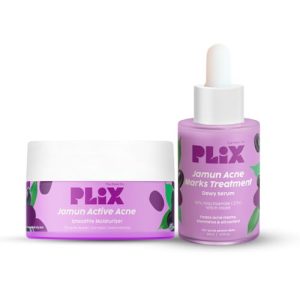 PLIX - THE PLANT FIX Niacinamide Jamun Moisturizer and Serum Combo(30 gm + 30ml), Helps Reduce