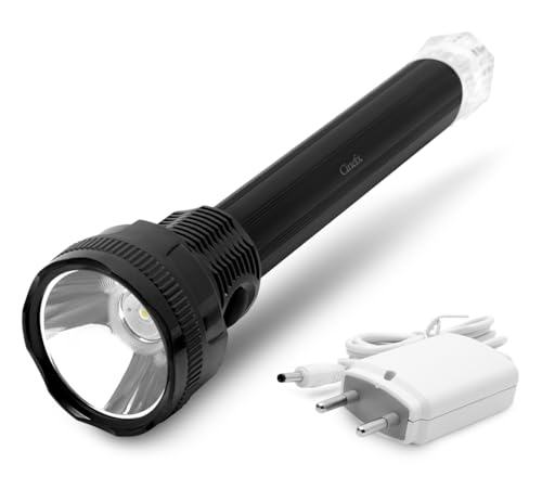 CINEFX Metal Body LED Search Torch Light Long-Range Home Emergency Light