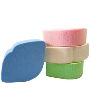 Pack Of 4 Makeup Sponge Beauty Blender Puff | Natural Facial Cleansing Sponges Pads Exfoliating