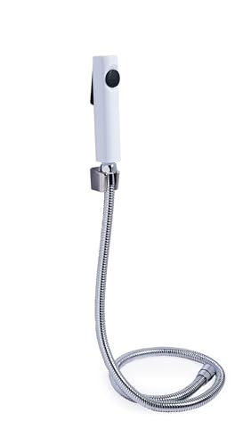 Global Local Health Jet Spray For Toilet-White Finish-Premium Hand Shower For Toilet with Hose and