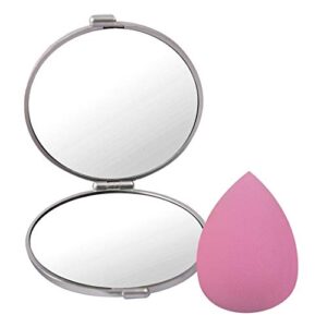 GUBB Quick Touch Up Combo - Professional Beauty Blender & Magnifying Mirror For Makeup