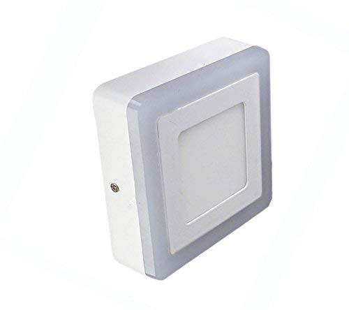 Lexton 12 Watt Square Surface Step Light- No False Ceiling Required (Multicolor)