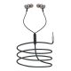 SWAGME 12mm Copper Bass IE008 in-Ear Wired Earphones with Mic & 3.5mm Headphone Jack (IE008 Black)
