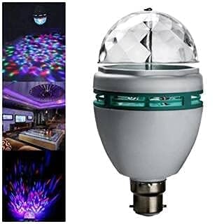 Hawksbillzilla 360 Degree Rotating LED Colorful Bulb/Lamp Auto Rotating Color Changing Lamp Stage