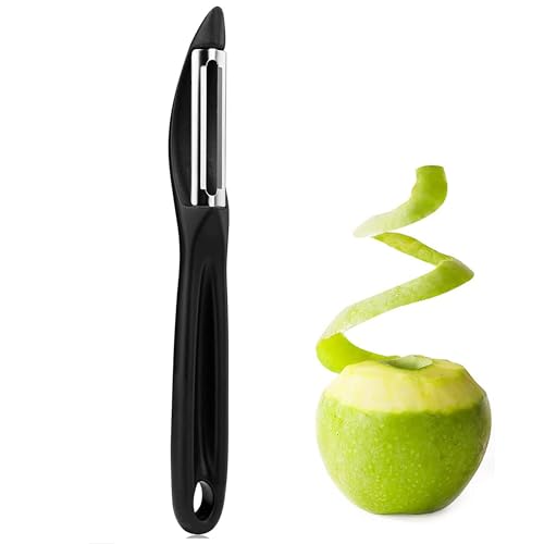 Organizemee Peeler for Vegetables, Stainless Steel Blade, Ultra Sharp Japan Made Blade with