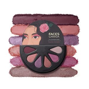 FACESCANADA 6 in 1 Eyeshadow Palette - Hopeless Romantic 01, 6g | Olive Butter & Macadamia Oil |