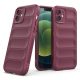 Amazon Brand - Solimo Silicone Mobile Cover for Apple iPhone 12 (Silicon_Plum)
