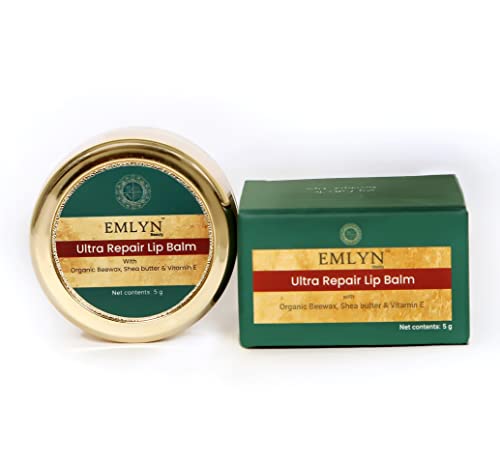 EMLYN Beauty's Ultra Repair Organic Lip Balm | Lip lightening Balm for Dark and Pigmented Lips |