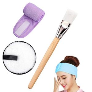 Winkelen Face Mask Applying Brush, Facial Headband, Face Cleaning Sponge, Makeup Remover Cosmetic
