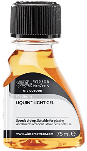Winsor & Newton Liquin Light Gel Medium Bottle - 75 ML, Oil Medium For Beginners & Professional
