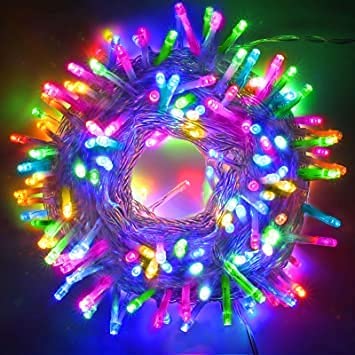 Multicolor Rice Light with 8 Flashing Modes 12 Meter 42 Led String Decoration Light for Outdoor,