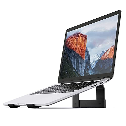 elove Laptop Stand for Desk/Laptop Holder Riser Iron Ventilated Overheat Protection Portable Desktop