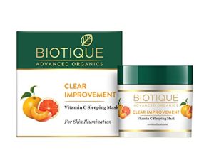 Biotique Advanced Organics Clear Improvement Vitamin C Sleeping Mask, 50g