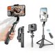 BRAINLE 360° Rotation Phone Selfie Stick with 1-Axis Gimbal Stabilizer, Mobile Stand for Video