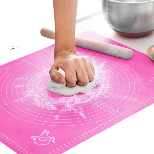 Casa Azul Silicone Baking Mat for Pastry Rolling Dough with Measurements, 50 x 40 cms BPA Free Non