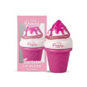 Princess by RENEE Icecream Lip Gloss - For Pre-Teen Girls, Enriched with Shea Butter & Apricot Oil,