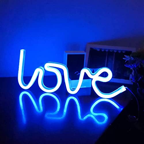 CORALTREE Love Signs LIGHT-Dual mode power option- LED Love Art Decorative Marquee Sign - Wall Decor