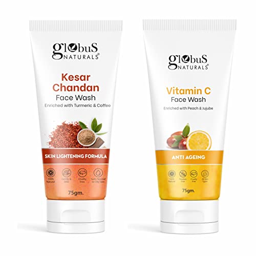 Globus Naturals Face Wash Combo For Skin Lightening & Dark Spot Removal, Suitable For All Skin
