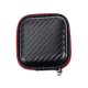 Speedwav New Carbon Fiber Style Zipper Headphone Case | Earphone Carry Pouch Travel Organizer for