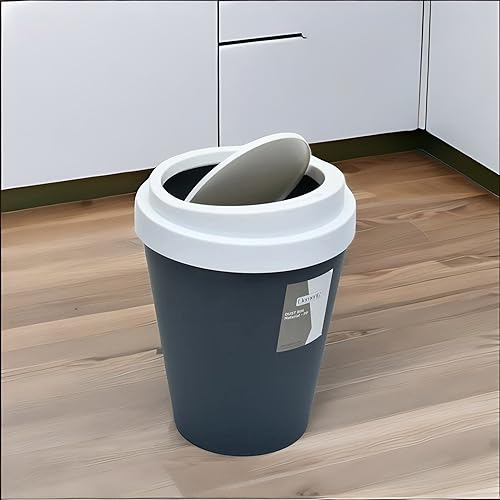 @home by Nilkamal Swing Garbage Dustbin|With Lid|Ideal Dustbin, Bathroom, Kitchen, Office,