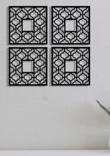 CAMB Creations Jharokha Jali Design Wooden Wall Decor for Bedroom/Living Room/Drawing Room Fancy