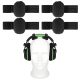 Geekria Comfort Headphones Headband Pressure Relief Pads, Mesh Fabric Headband Cushion Pad for Tight