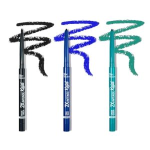 Blue Heaven Combo Of 3 Pcs Soft Kajal Pencil (Black), Soft Kajal Pencil (Blue) & Soft Kajal Pencil
