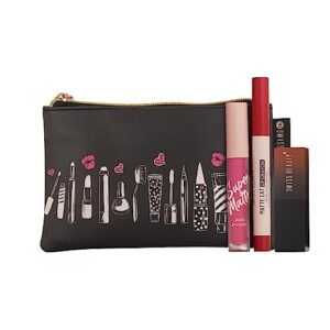 Swiss Beauty Your Lip Outfit Makeup Kit with HD Matte Lipstick, Super Matte Lipstick, Matte Cat Lip